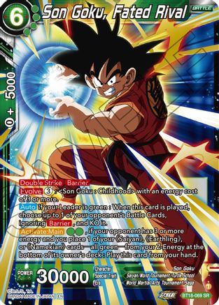 Image of Son Goku, Fated Rival (BT18-069) - Dawn of the ZLegends Foil