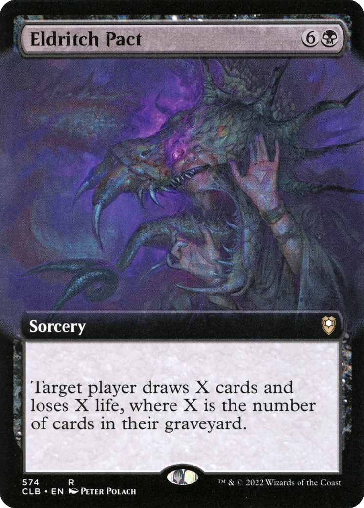 Image of Eldritch Pact (Extended Art) (CLB-574) - Commander Legends: Battle for Baldur's Gate: (Extended Art)