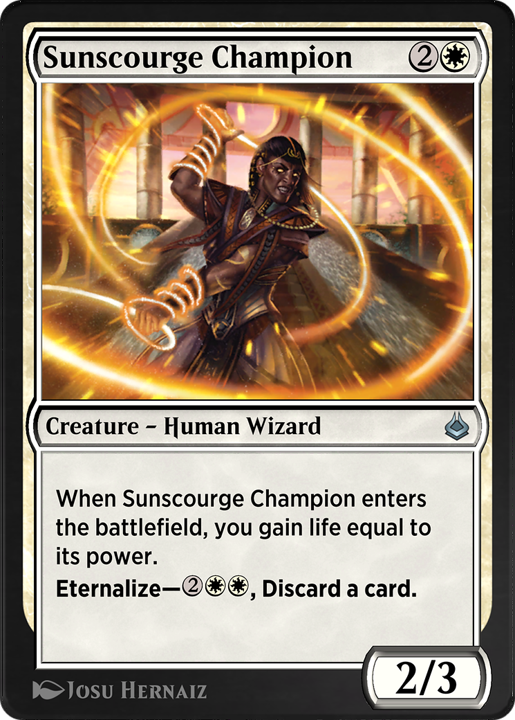 Image of Sunscourge Champion (AKR-038) - Amonkhet Remastered