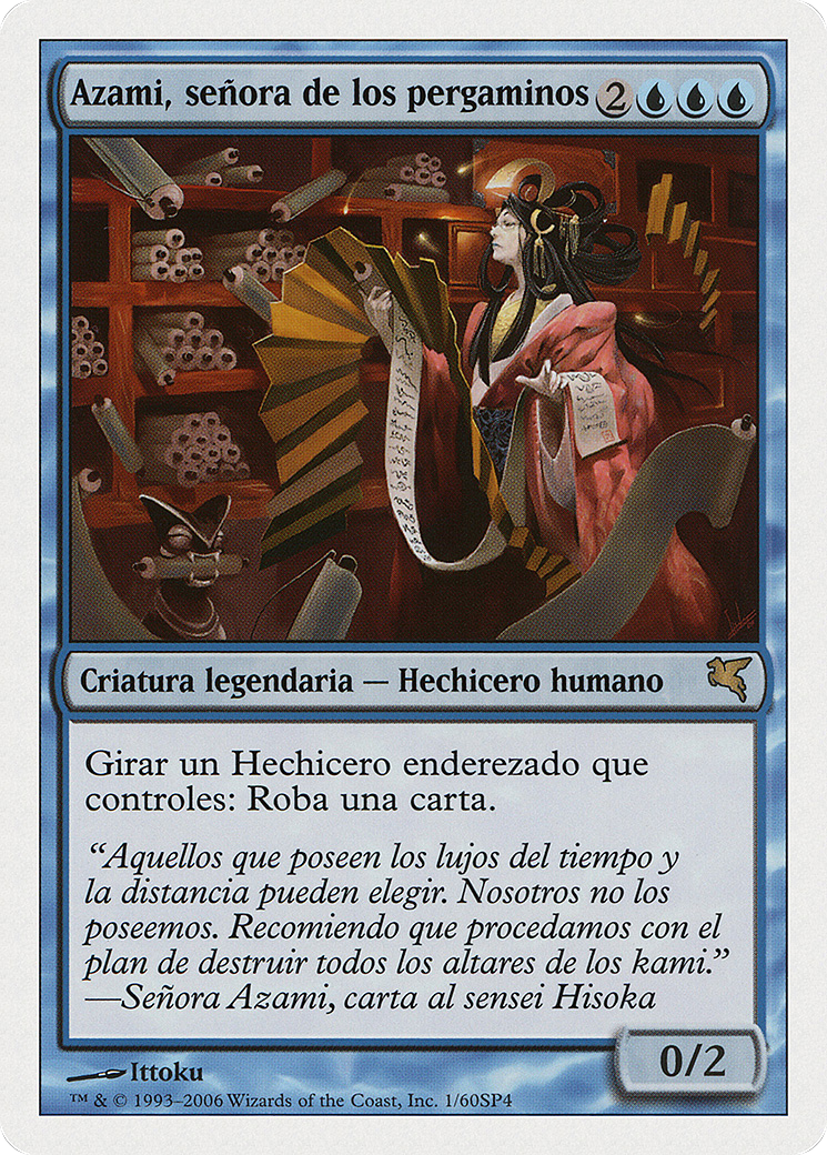 Image of Azami, Lady of Scrolls (Italian) - 