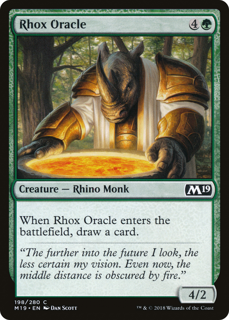 Image of Rhox Oracle (M19-198) - Core Set 2019