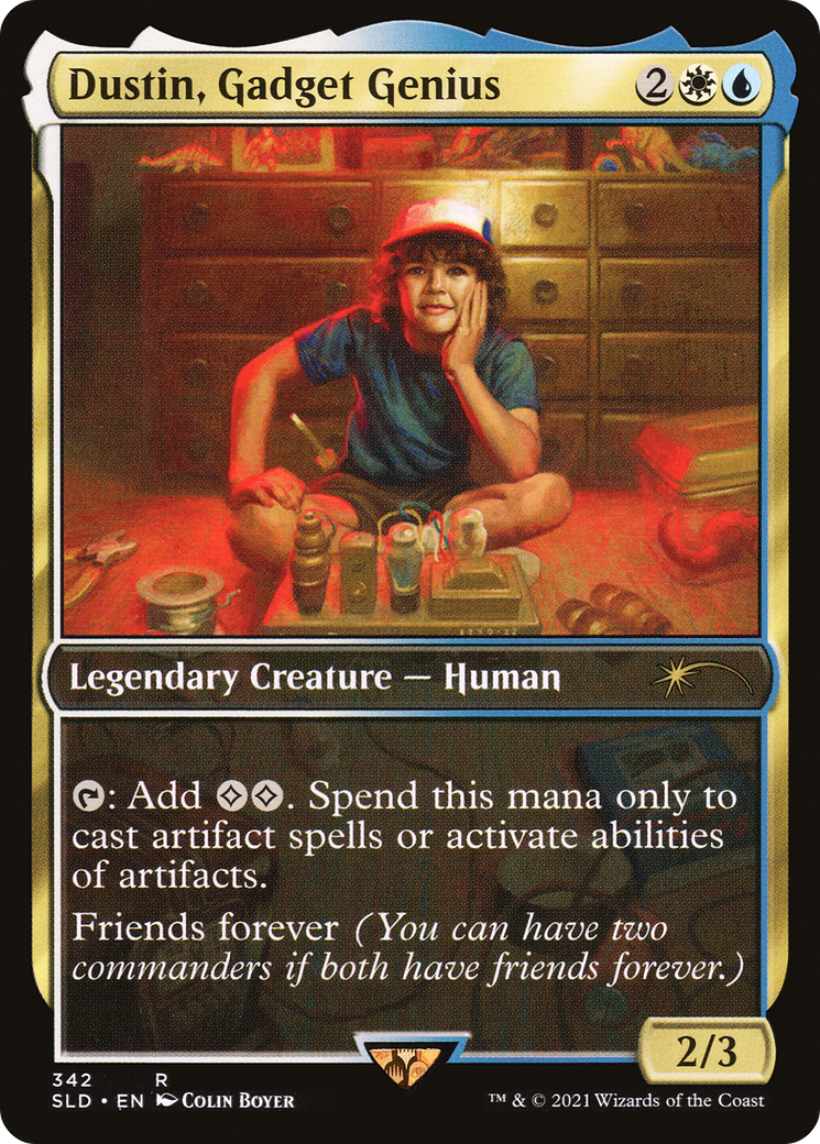 Image of Dustin, Gadget Genius (SLD-342) - Secret Lair Drop / Dustin, Gadget Genius