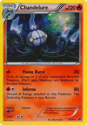 Image of Chandelure 020/99  - Holofoil Blister Exclusives - Promo