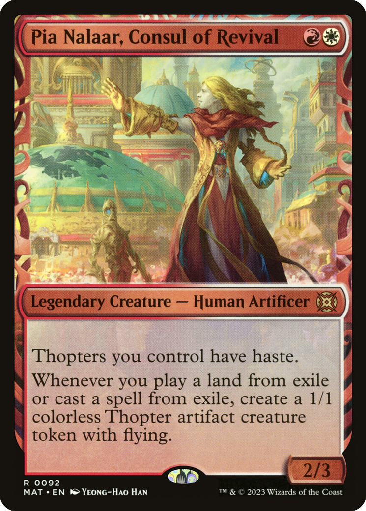 Image of Pia Nalaar, Consul of Revival (Showcase) (MAT-092) - March of the Machine: The Aftermath: (Showcase)