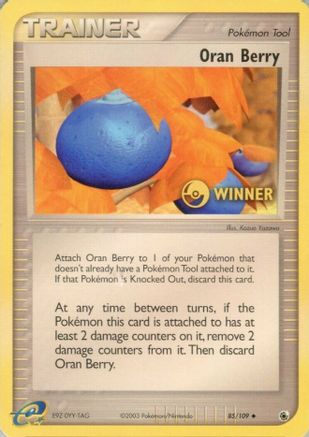 Image of Oran Berry 085/109  League & Championship Cards - Promo