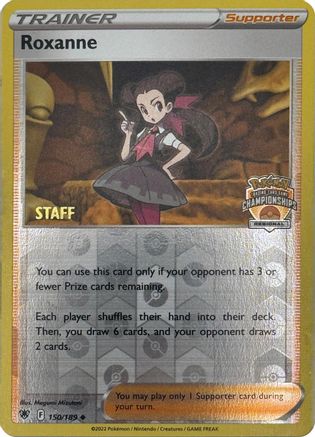 Image of Roxanne 150/189  - Reverse Holofoil League & Championship Cards - Promo