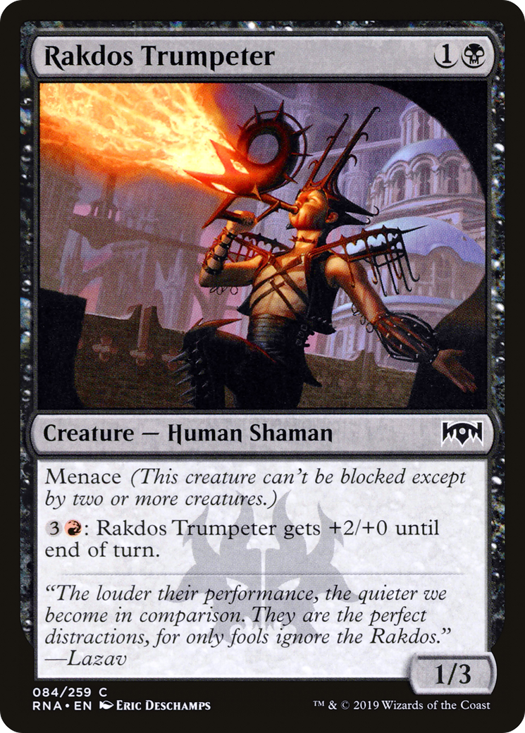 Image of Rakdos Trumpeter (RNA-084) - Ravnica Allegiance Foil