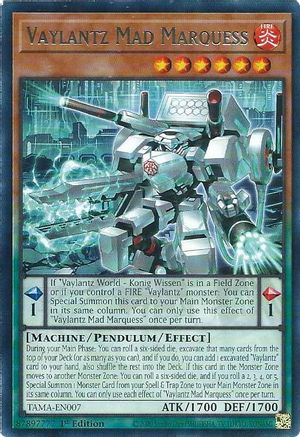 Image of Vaylantz Mad Marquess (TAMA-EN007) - Tactical Masters 1st Edition