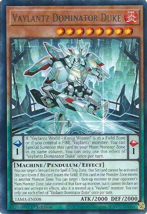 Image of Vaylantz Dominator Duke (TAMA-EN008) - Tactical Masters 1st Edition
