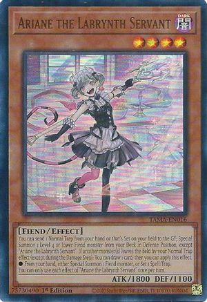 Image of Ariane the Labrynth Servant (TAMA-EN016) - Tactical Masters 1st Edition