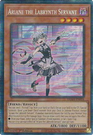 Image of Ariane the Labrynth Servant (CR) (TAMA-EN016) - Tactical Masters 1st Edition