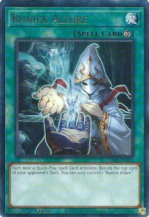Image of Runick Allure (TAMA-EN028) - Tactical Masters 1st Edition