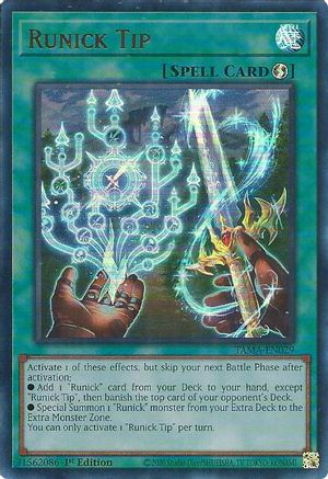 Image of Runick Tip (TAMA-EN029) - Tactical Masters 1st Edition