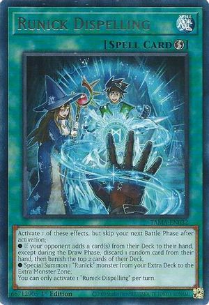 Image of Runick Dispelling (TAMA-EN032) - Tactical Masters 1st Edition