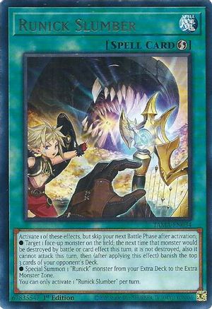 Image of Runick Slumber (TAMA-EN034) - Tactical Masters 1st Edition