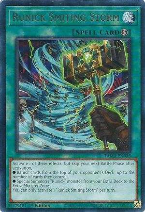 Image of Runick Smiting Storm (TAMA-EN036) - Tactical Masters 1st Edition