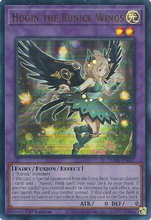 Image of Hugin the Runick Wings (TAMA-EN037) - Tactical Masters 1st Edition