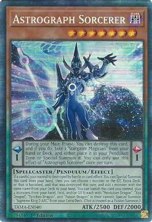 Image of Astrograph Sorcerer (CR) (TAMA-EN040) - Tactical Masters 1st Edition