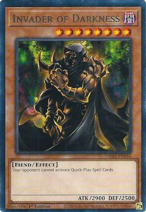 Image of Invader of Darkness (TAMA-EN046) - Tactical Masters 1st Edition