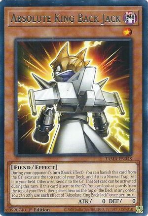 Image of Absolute King Back Jack (TAMA-EN048) - Tactical Masters 1st Edition