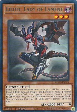 Image of Lilith, Lady of Lament (TAMA-EN049) - Tactical Masters 1st Edition