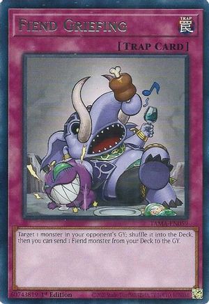 Image of Fiend Griefing (TAMA-EN059) - Tactical Masters 1st Edition