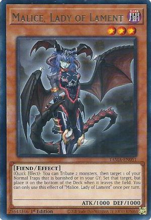 Image of Malice, Lady of Lament (TAMA-EN051) - Tactical Masters 1st Edition