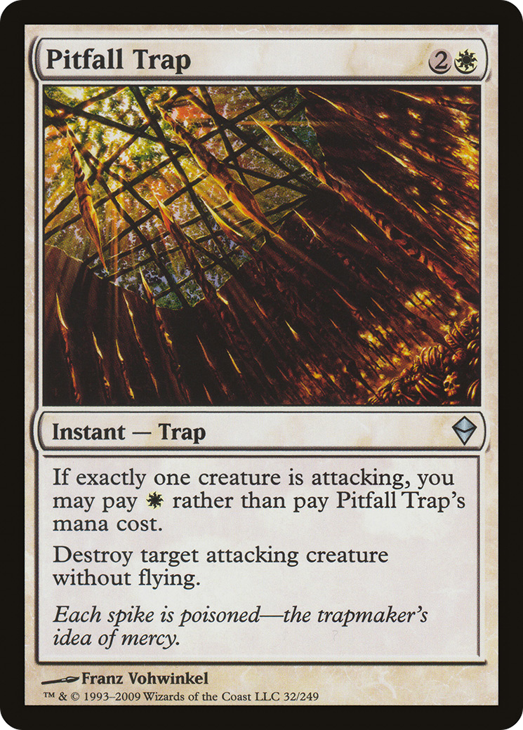 Image of Pitfall Trap (ZEN-032) - Zendikar Foil