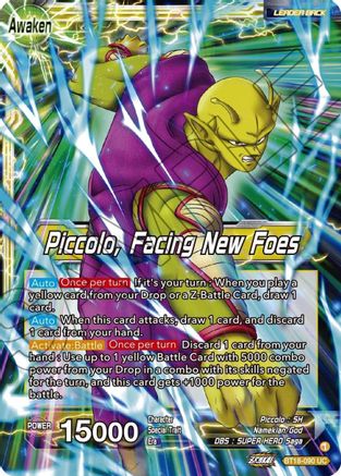 Image of Piccolo // Piccolo, Facing New Foes (BT18-090) - Promotion Cards Foil