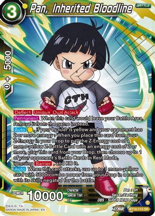 Image of Pan, Inherited Bloodline (BT18-113) - Promotion Cards