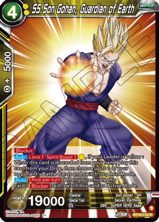 Image of SS Son Gohan, Guardian of Earth (BT18-110) - Dawn of the ZLegends