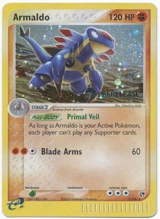 Image of Armaldo 001/100  - Holofoil Miscellaneous Cards & Products - Promo