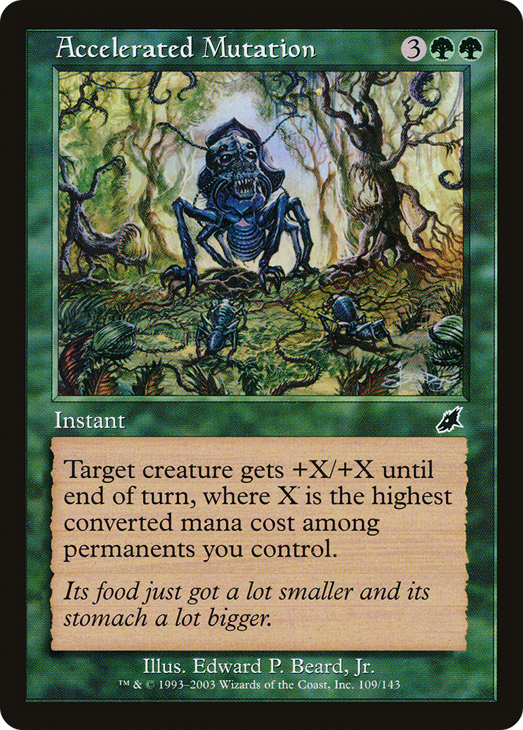 Image of Accelerated Mutation (SCG-109) - Scourge Foil