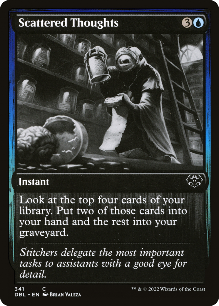 Image of Scattered Thoughts (DBL-341) - Innistrad: Double Feature Foil