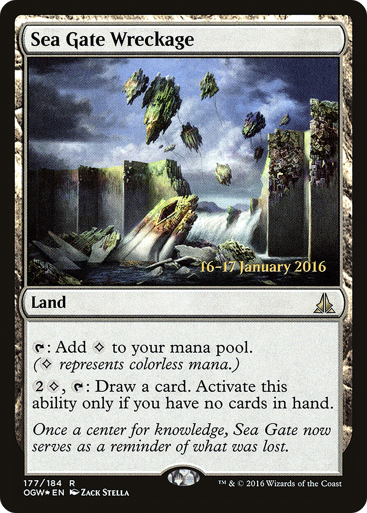 Image of Sea Gate Wreckage (PRE-177) - Oath of the Gatewatch Promos Foil