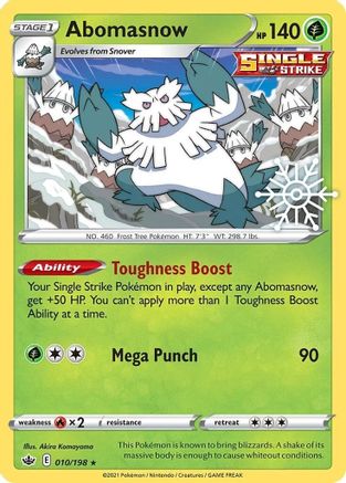 Image of Abomasnow 010/198  - Holofoil Miscellaneous Cards & Products - Promo