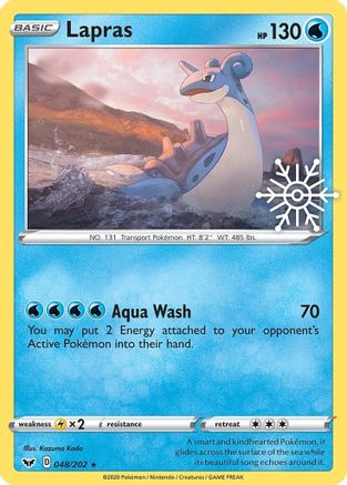 Image of Lapras 048/202  - Holofoil Miscellaneous Cards & Products - Promo