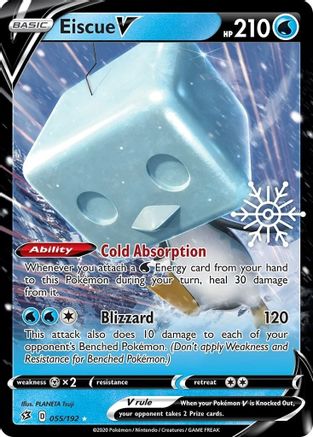 Image of Eiscue V 055/192  - Holofoil Miscellaneous Cards & Products - Promo