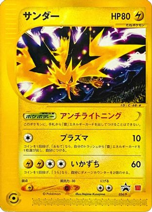 Image of Zapdos 024/P  Miscellaneous Cards & Products - Promo