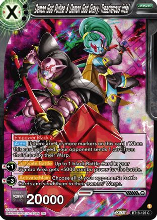 Image of Demon God Putine & Demon God Gravy, Treacherous Intel (BT18-125) - Dawn of the ZLegends