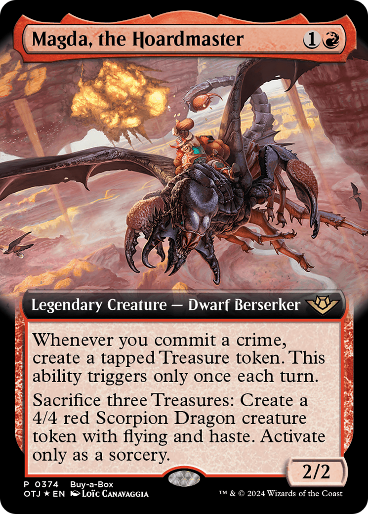 Image of Magda, the Hoardmaster (Extended Art) (BABP-374) - Outlaws of Thunder Junction: (Extended Art) Foil