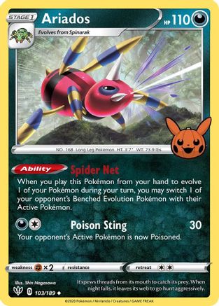 Image of Ariados 103/189  Trick or Trade BOOster Bundle - Promo