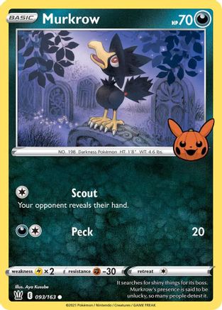 Image of Murkrow 093/163  Trick or Trade BOOster Bundle - Promo