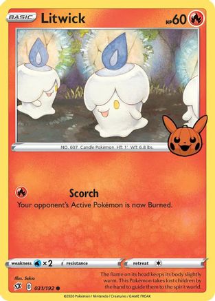 Image of Litwick 031/192  Trick or Trade BOOster Bundle - Promo