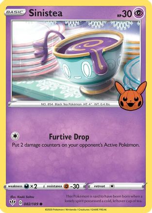 Image of Sinistea 082/189  Trick or Trade BOOster Bundle - Promo