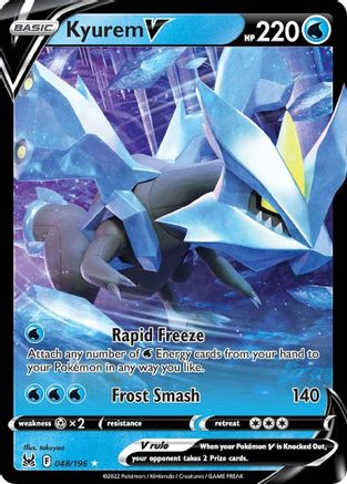 Image of Kyurem V 048/196  - Holofoil SWSH11 Lost Origin - Ultra Rare