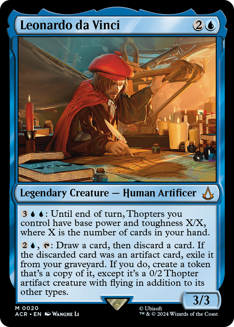 Image of Leonardo da Vinci (ACR-020) - Assassin's Creed Foil