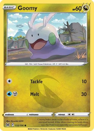 Image of Goomy 132/196  SWSH11 Lost Origin - Common