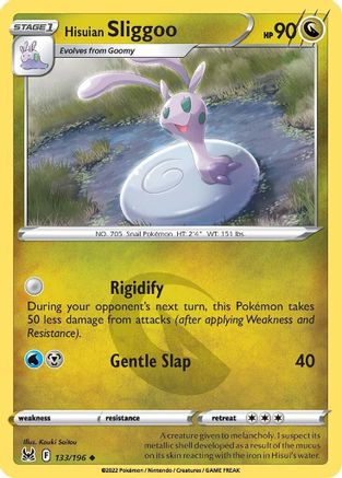 Image of Hisuian Sliggoo 133/196  SWSH11 Lost Origin - Uncommon