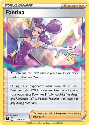 Image of Fantina 157/196  - Reverse Holofoil SWSH11 Lost Origin - Uncommon